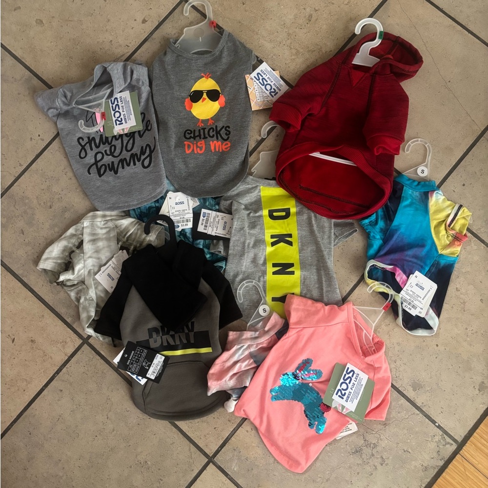 NWT Assorted Graphic Pet Shirts Small - Colorful Mix 20 total - Picture 3 of 4